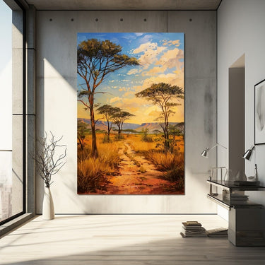 Painting of African Landscape